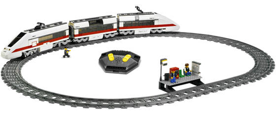 R120 gebogene Gleis kompatibel mit Lego Eisenbahn 60197 60198 
