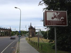 Glienicker Brücke, hier wurden früher die Agenten ausgetauscht