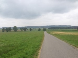 Aber verkehrsarme Straßen auf dem Weg ins Allgäu