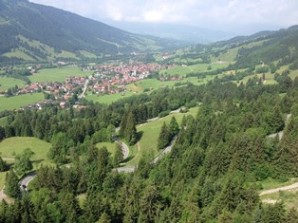 Auffahrt zum Oberjoch