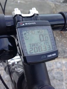 Zum ersten Mal die 200 km-Marke geknackt!