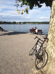 Diesmal mit dem Rennrad unterwegs