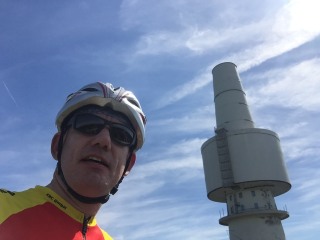 Angekommen auf Frankens höchstem Berg, dem Schneeberg