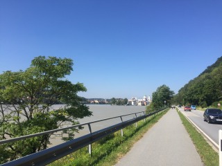 Kurz vor Passau an der Donau