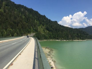 Am Sylvenstein-Stausee